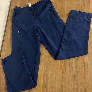 WonderWink scrub pants, navy, women’s medium